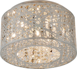 ET2 Lighting Inca 7-Light Flush Mount W/LED Bulb