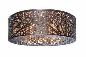 ET2 Lighting Inca 9-Light Flush Mount