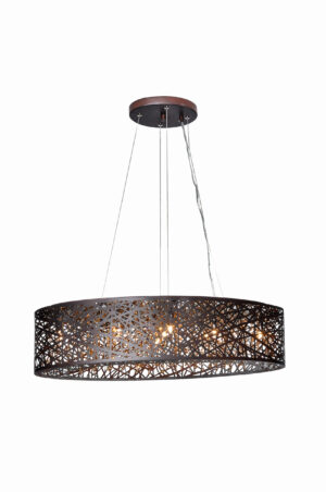 ET2 Lighting Inca 9-Light Pendant W/LED Bulb