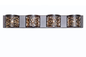 ET2 Lighting Inca 4-Light Wall Mount W/LED Bulb