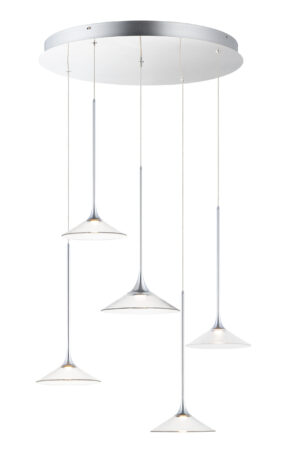 ET2 Lighting Cono LED 5-Light Pendant