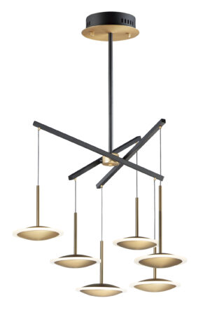ET2 Lighting Saucer 6-Light LED Pendant
