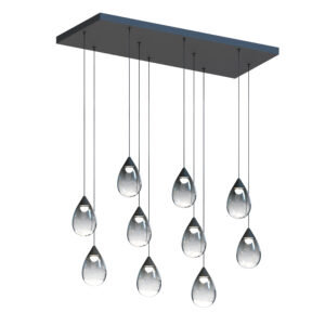 ET2 Lighting Dewdrop 10-Light LED Linear Pendant