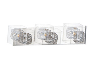 ET2 Lighting Gem 3-Light Bath Vanity with PC Shade