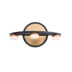 ET2 Lighting Button 3-Light LED Wall Sconce