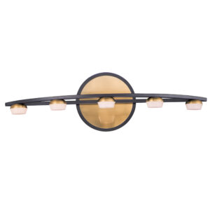 ET2 Lighting Button 5-Light LED Wall Sconce