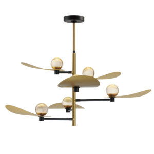 ET2 Lighting Pearl 6-Light LED Chandelier