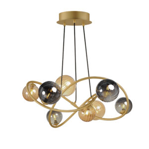 ET2 Lighting Planetary 8-Light LED Chandelier