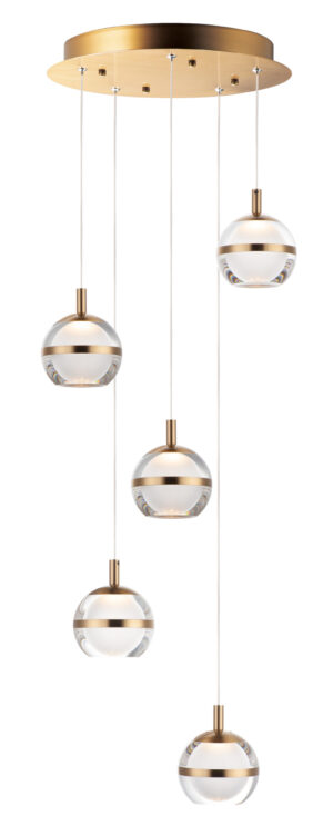 ET2 Lighting Swank 5-Light LED Pendant