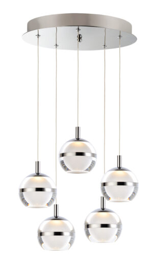 ET2 Lighting Swank 5-Light LED Pendant