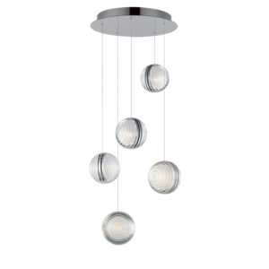 ET2 Lighting Pulse 5-Light LED Pendant