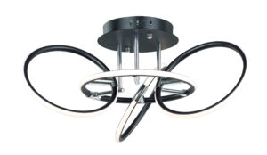 ET2 Lighting Ringer 4-Light LED Semi Flush Mount