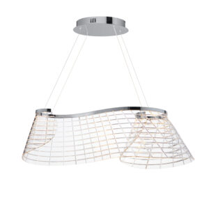 ET2 Lighting Tartan 1-Light Linear LED Pendant