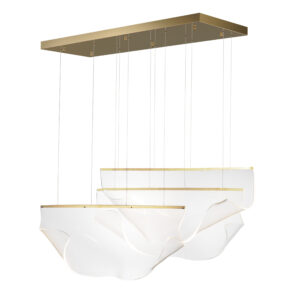 ET2 Lighting Rinkle 3-Light Linear LED Pendant