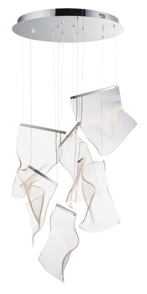 ET2 Lighting Rinkle 6-Light LED Multi Pendant