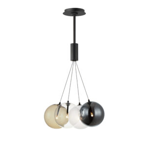 ET2 Lighting Burst 4-Light LED Pendant - Mixed
