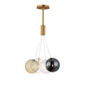ET2 Lighting Burst 4-Light LED Pendant - Mixed