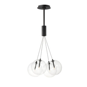 ET2 Lighting Burst 4-Light LED Pendant - Clear