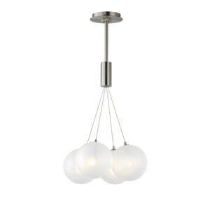 ET2 Lighting Burst 4-Light LED Pendant - Frost