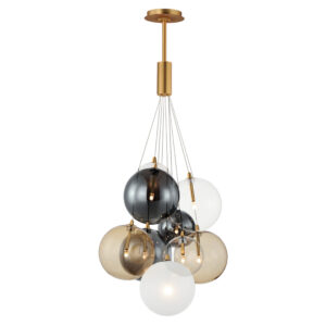 ET2 Lighting Burst 9-Light LED Pendant - Mixed