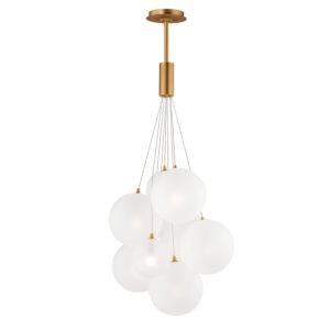 ET2 Lighting Burst 9-Light LED Pendant - Frost