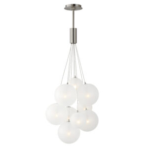 ET2 Lighting Burst 9-Light LED Pendant - Frost