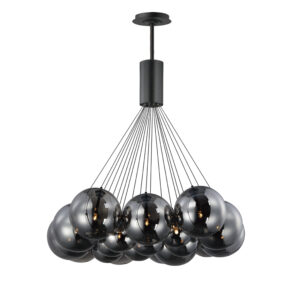 ET2 Lighting Burst 20-Light LED Pendant - Smoke