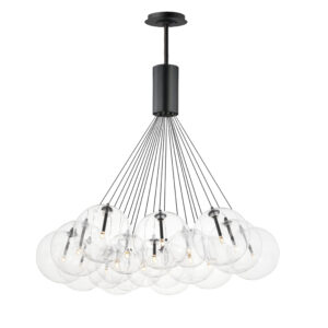 ET2 Lighting Burst 20-Light LED Pendant - Clear