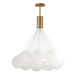 ET2 Lighting Burst 20-Light LED Pendant - Frost