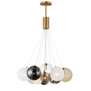 ET2 Lighting Burst 12-Light LED Pendant - Mixed
