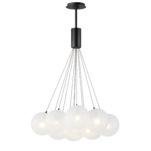 ET2 Lighting Burst 12-Light LED Pendant - Frost