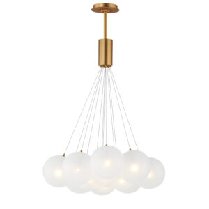 ET2 Lighting Burst 12-Light LED Pendant - Frost