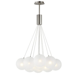 ET2 Lighting Burst 12-Light LED Pendant - Frost
