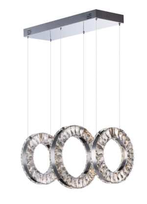 ET2 Lighting Charm 3-Light LED Linear Pendant