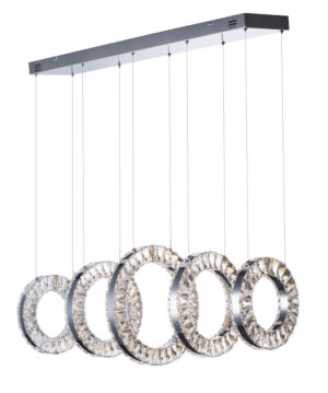 ET2 Lighting Charm 5-Light LED Linear Pendant