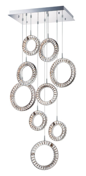 ET2 Lighting Charm 9-Light LED Pendant