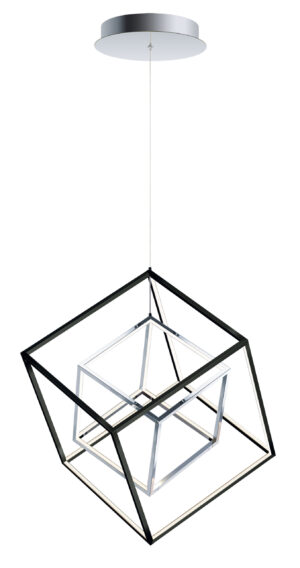 ET2 Lighting 4 Square 2-Light LED Pendant