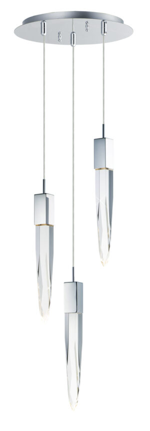 ET2 Lighting Quartz 3-Light LED Pendant
