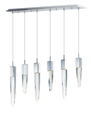 ET2 Lighting Quartz 6-Light LED Pendant
