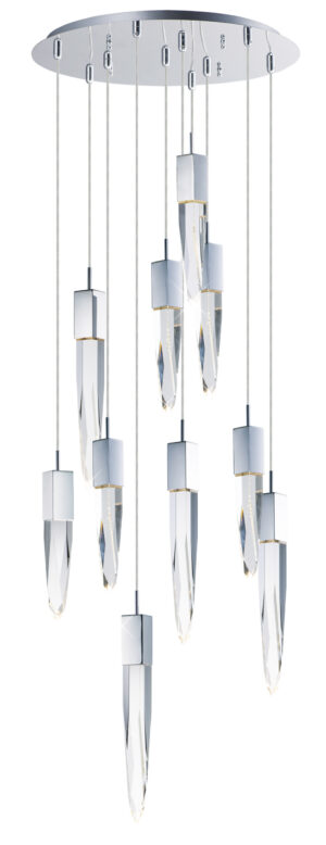 ET2 Lighting Quartz 10-Light LED Pendant