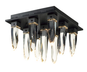 ET2 Lighting Quartz 9-Light LED Flush Mount