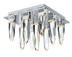 ET2 Lighting Quartz 9-Light LED Flush Mount