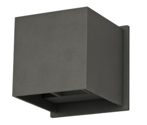 ET2 Lighting Alumilux: Cube LED Outdoor Wall Sconce
