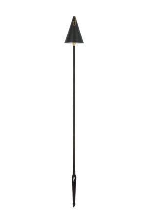 Outdoor 12V Cast Brass torch light 8 inch Wide x 24 inch High in Dark Bronze