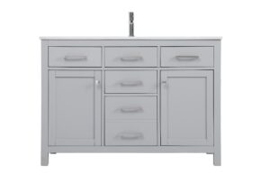 48 Inch Single Bathroom Vanity In Grey
