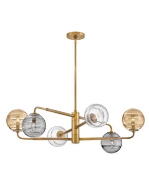 Fredrick Ramond Large Adjustable Single Tier Chandelier