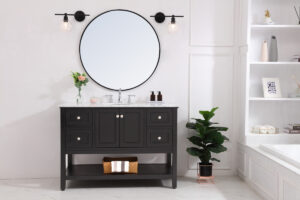 Collier 1 light Black and Clear glass left Wall sconce