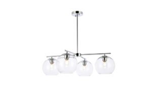 Opus 4 lights chrome pendant