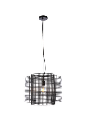 Deleon 1 light black pendant