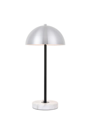 Forte 1 light brushed nickel Table lamp